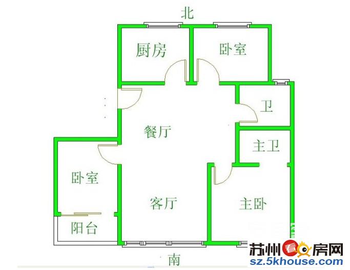 斜塘联丰广场旁 精装大三房 无中芥费 家电齐全 已保洁拎包住