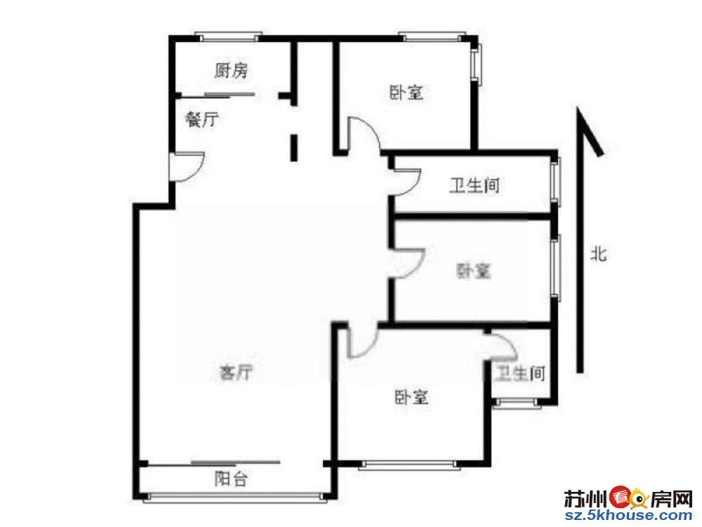 高铁北站金科观天下精装三室随时入住