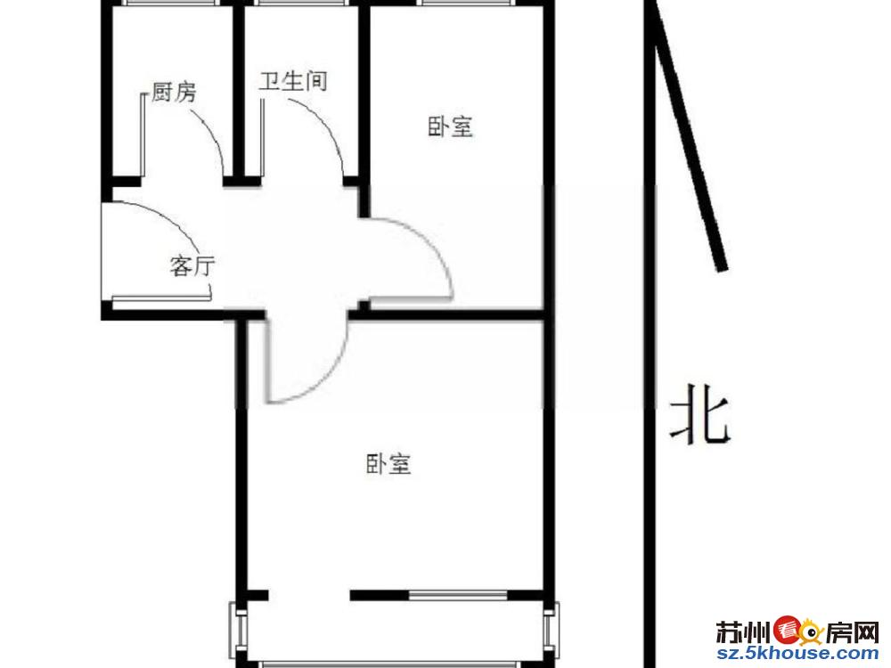 石湖东路地铁口 靓房抢租碧波花园 2300元 2室1厅1卫