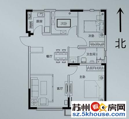 现代花园  家乐福旁 汽车南站 无中芥费 两室朝南 带飘窗