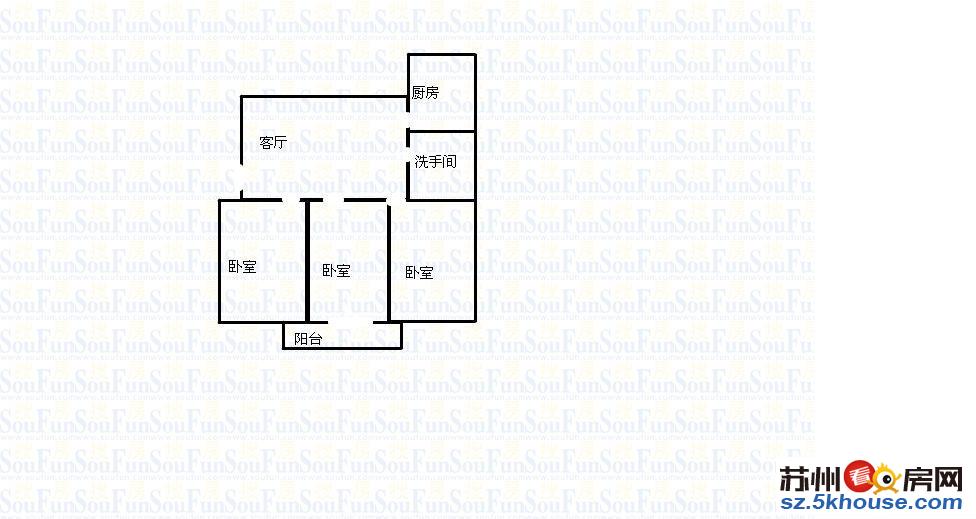 园区娄葑 通园路旁 城市经典 新华苑 群星苑精装三房两卫