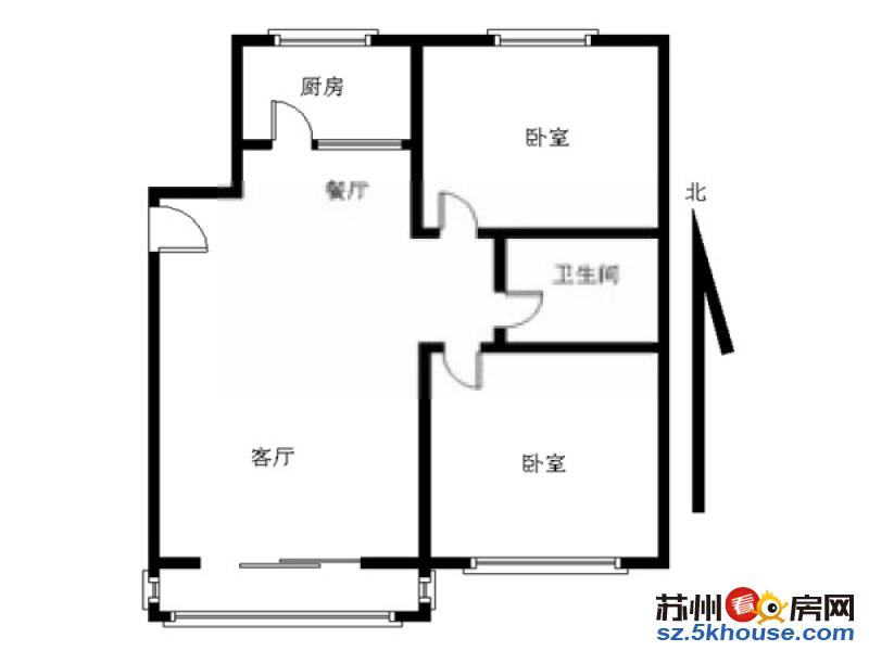 国际 精装两室 近新区蓝天广场 何山大润发 拎包入住