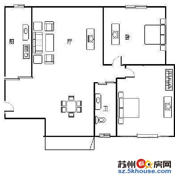 新南环新村精装2室 近汇邻广场 南环汽车南站拎包入住 可月付