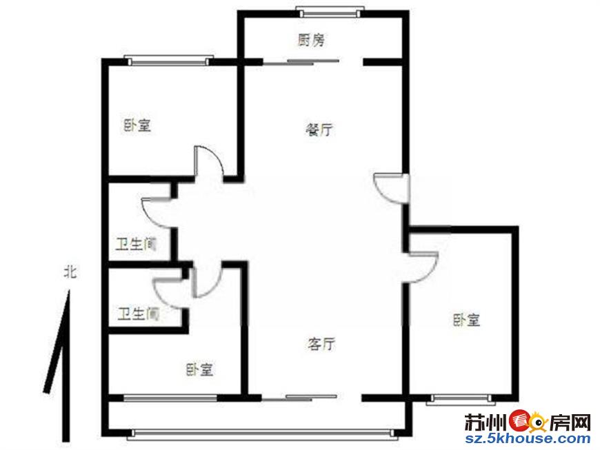 新城郡未来简约三房家电齐全拎包入住靠吴中永旺商圈成熟