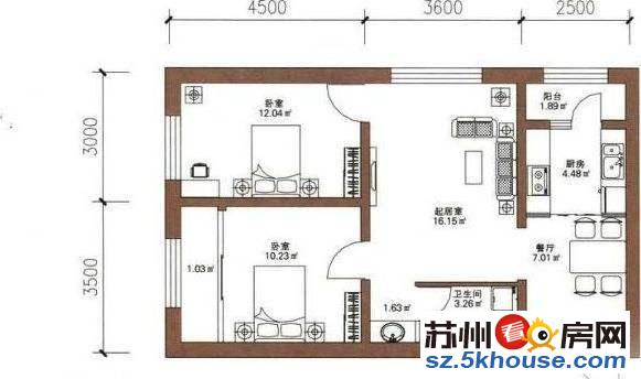 可月付 机械新村 精装两房 金门小商品市场 靠近来客茂