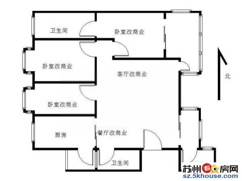 山水华庭 长江壹号旁苏香名园 精装三房 可押一付一