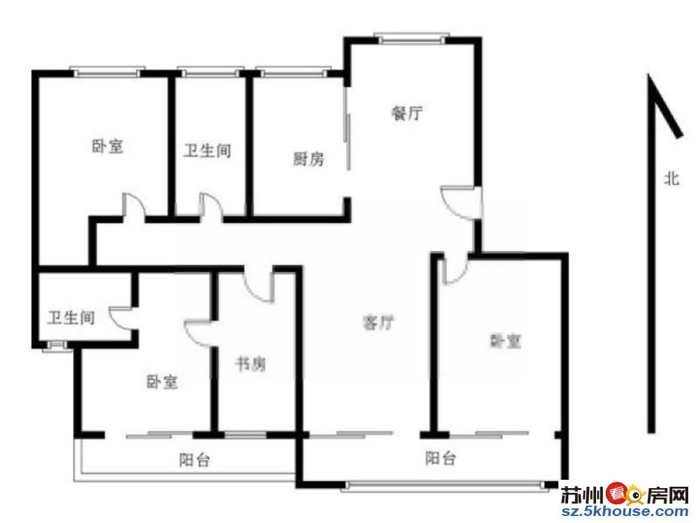 竹辉路桂花公园旁边 桂花新村三期复式四房带书房 靠振华附一院