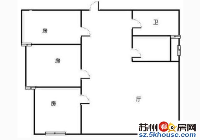 嘉宝广场 精装修 2号线宝带地铁口 无中芥费 可月付 包宽带