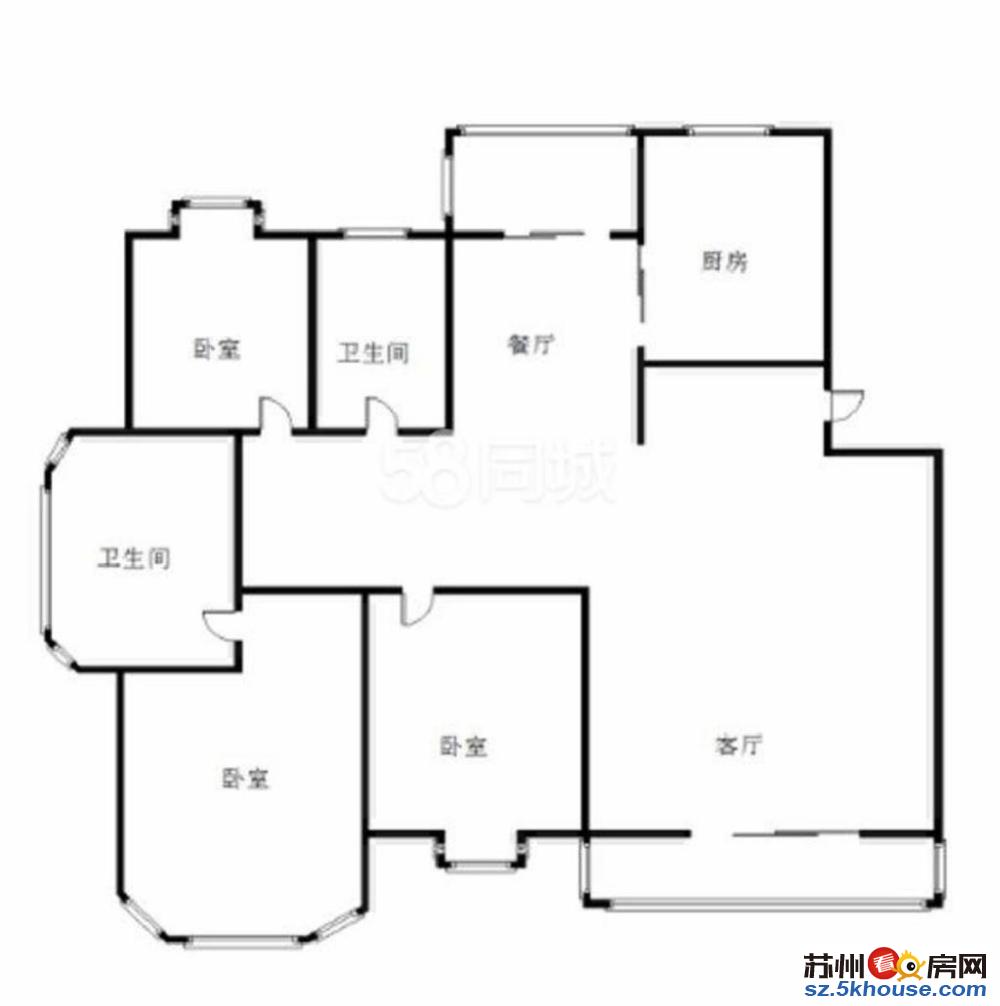 贵都花园 精装大三房 地铁口 男女不限 拎包入住 钥匙随看