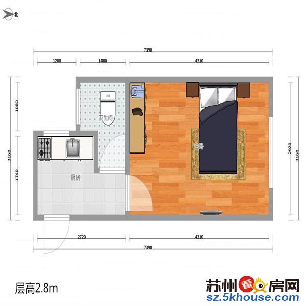 利通大厦湄长新村新东方南门二村 团结桥地铁口 苏苑新村可月付