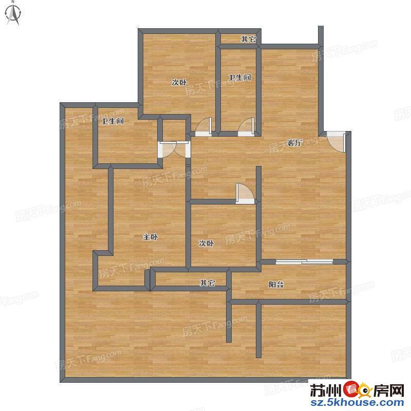 吴宫丽都 龙湖时代天街对面 一号线沿线 豪装三房 拎包入住