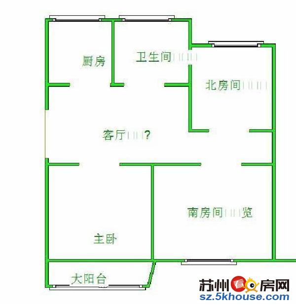 国家业主自住两房可押一付一小区环境好看房方便实拍图片