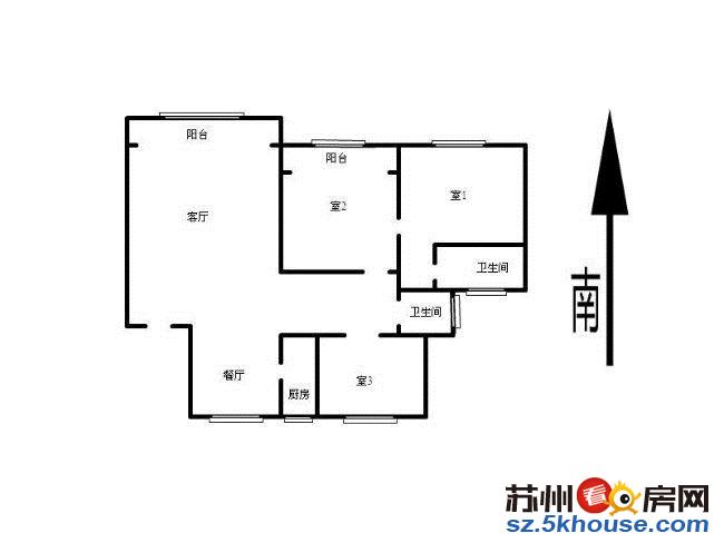 桐泾南路 桐泾公园 新康花园 精装3房一样大 胥江路地铁口