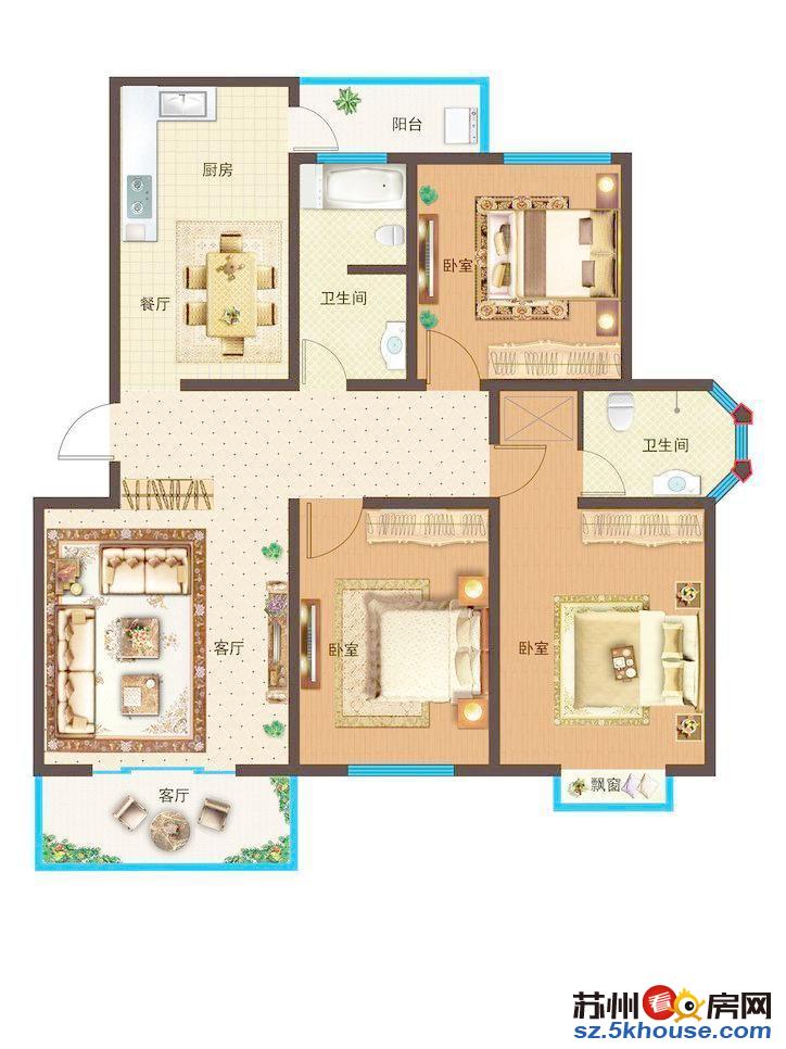 万宇名都花园 精装两室靠近蠡口家具城 出行便利 随时看房