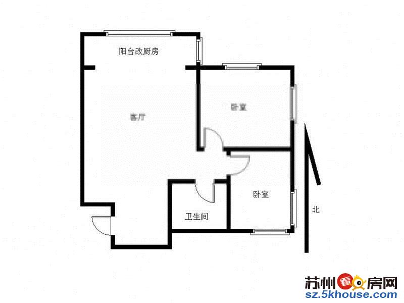 广济南路地铁口 石路步行街 观前街 精装两室 拎包入住 月付