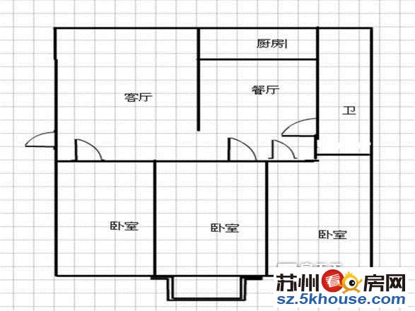 敦煌三区三室一厅 精装修随时入住