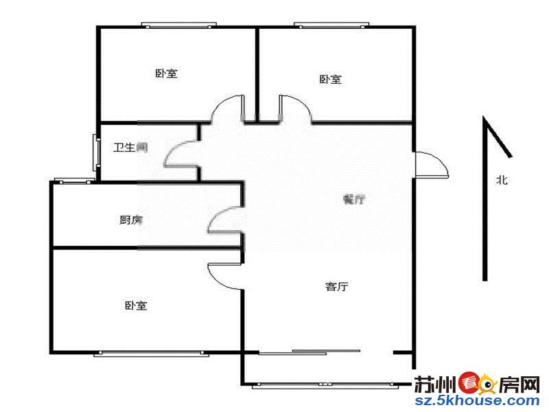 近滨河路塔园路地铁 淮海街赛格电子和乐家园低楼层大三房可月付