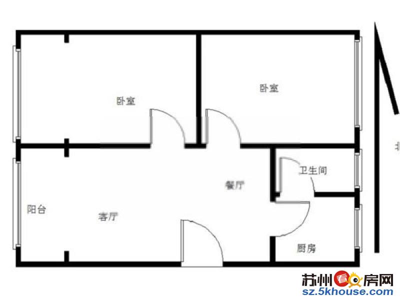 平江万达旁 美地花园 精装两室 江星广场 拎包入住 押一付一