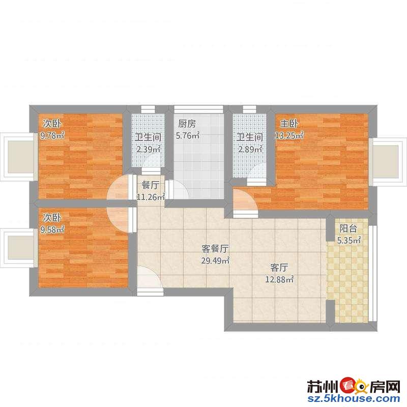 新天地家园精装三室 世纪华联超市 好百年国际婚纱广场 火车站