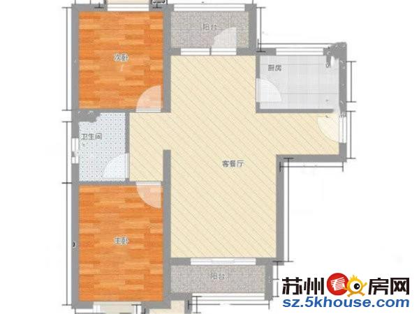 国际花园 天之运 精装两房 南北通透 包物业 拎包入住