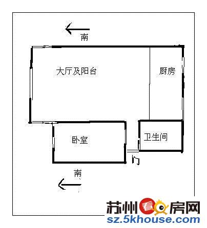 龙景花园 精装两室 家电全 看房方便 拎包住带