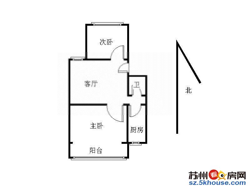 景苑小区 精装两房 两房朝南  干净温馨 格局方正 交通方便