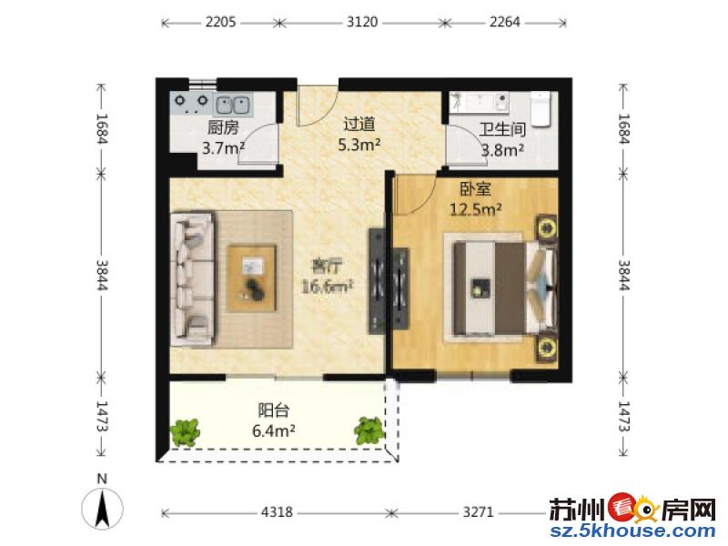 国展 新出豪装房源 随时看房 有钥匙 石路位置 急租