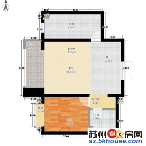 石路 雪枫公寓精装一室 西环路地铁口 拎包入住 临近石路