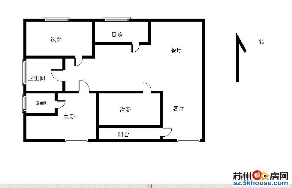 枫情水岸 婚装三房 首次出租 交通方便 采光好 拎包入住