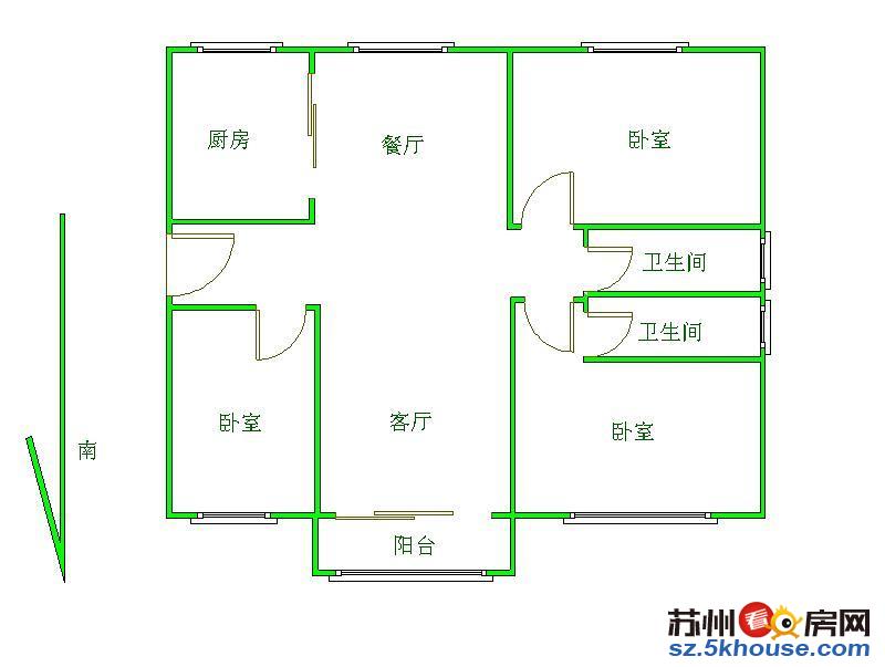 三房家电全配拎包入住年华里好房整租有钥匙随时看房