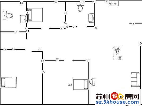 橡树湾  精装   三室两厅  随时看房  图片真实