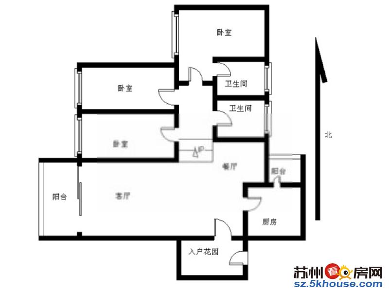 石路商圈 金门路沿线 虹桥小区 房东自住 精装三室 拎包入住