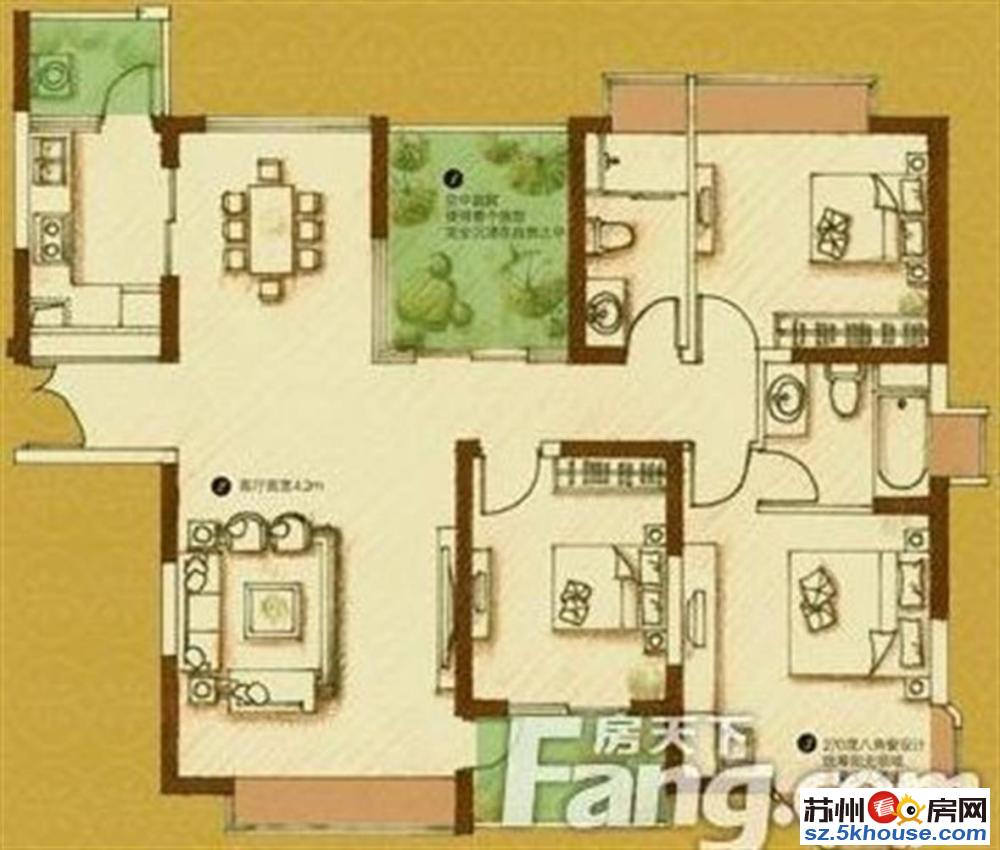 水墨三十度精装两房两卫 实拍图片 近钟南街地铁口