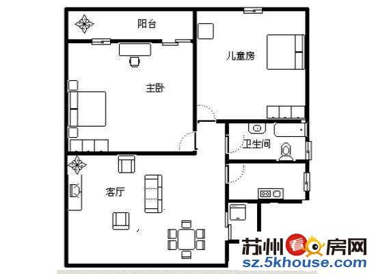 玉成家园 精装两室 配套齐全 民用水电 价格美丽 随时看房