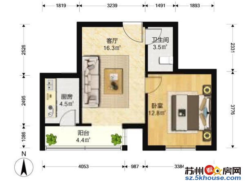 相门地铁口 钟楼新村 家电齐全 整租一室 拎包入住随时看