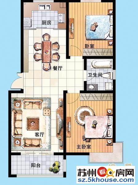 地铁2.4号线地铁口石湖景苑阳光水榭精装二房家电齐全拎包入住