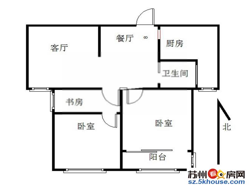 中海国际四区公园道 统装两房 近一号线 房东自住 真实图片