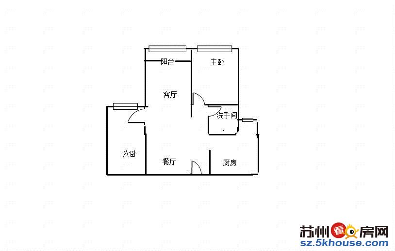 天华苑新出精装2房 中间楼层 干净舒适 随时看房 拎包入住