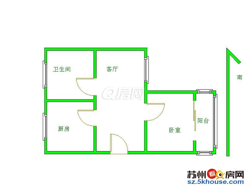 莲花新村三区 精装一居室 靠近联丰广场 民用水电 拎包入住