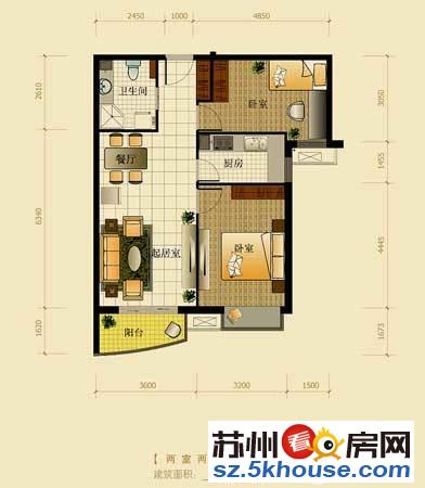 新旅城旁 巨塔花园 精装大两房 拎包入住 交通便利 配套商圈