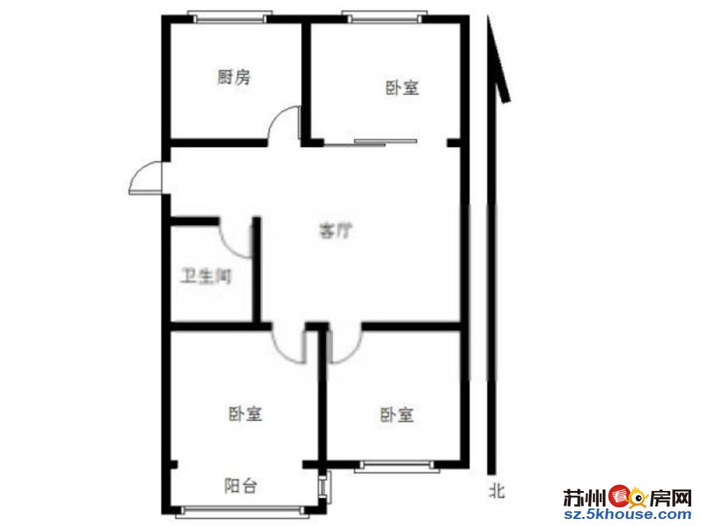 三元四村精装三室 西环路地铁口好停车 金门市场附二医院体育场