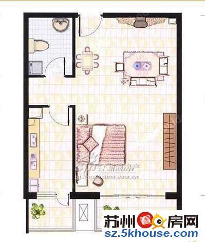 吴中汽车站对面吴中商贸城小二楼简装单间带独卫能做饭朝南