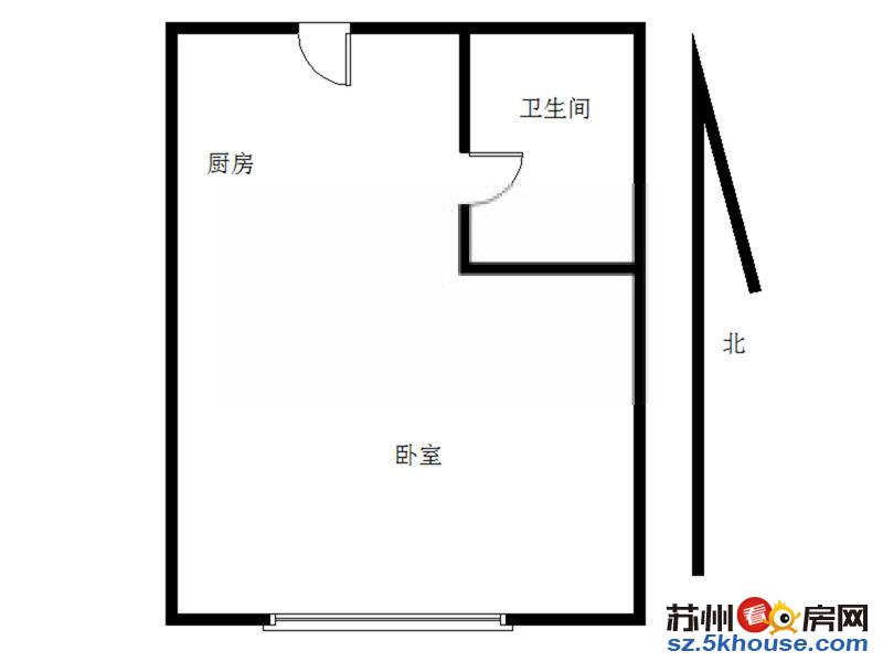 东渡银座 枫桥丽舍 精装1房 近绿宝广场 家电齐全 拎包入住