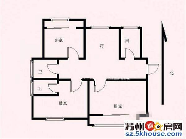 园区湖东 埃拉国际 自由水岸 精装三房邻里中心家具家电齐全