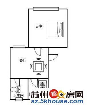 莲花六区 新装一居 公寓 情侣SHOU选 采光通透 随时看