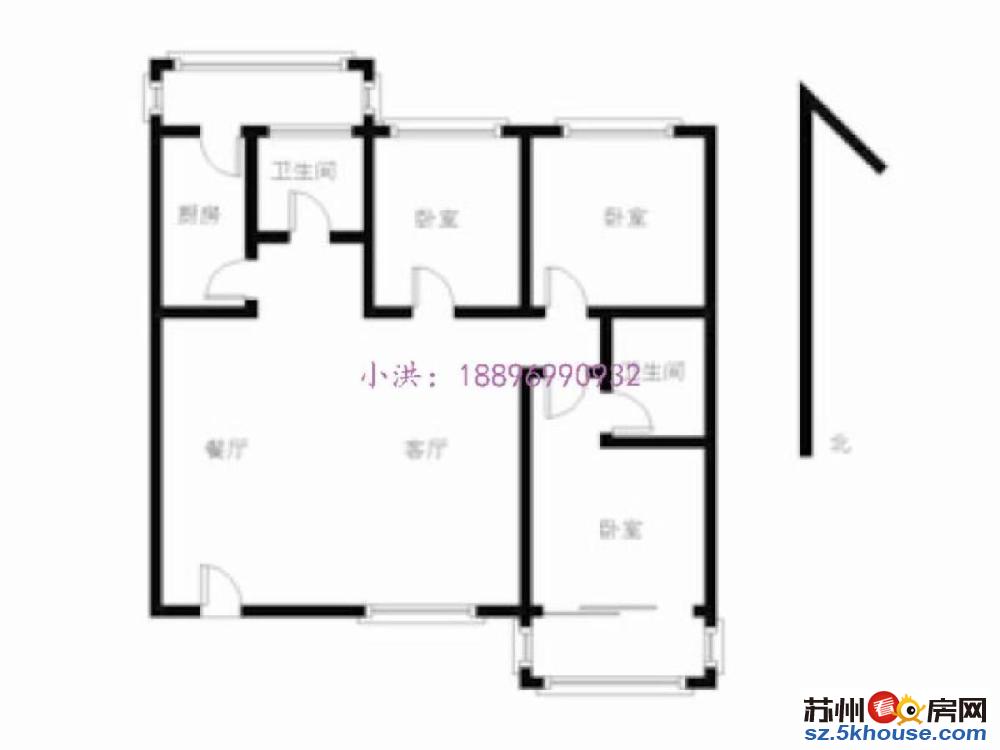 东环大润发旁 东港新村 精装三房架空一楼 房东自住装修拎包住