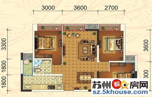 飞凡第五街两房精装修 南北通透 采光好 购物便利 欢迎随时看