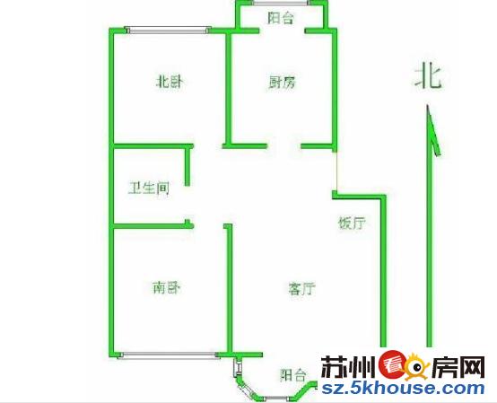 老业主委托 新出精装两房 世纪花园 家电齐全 只住一家人