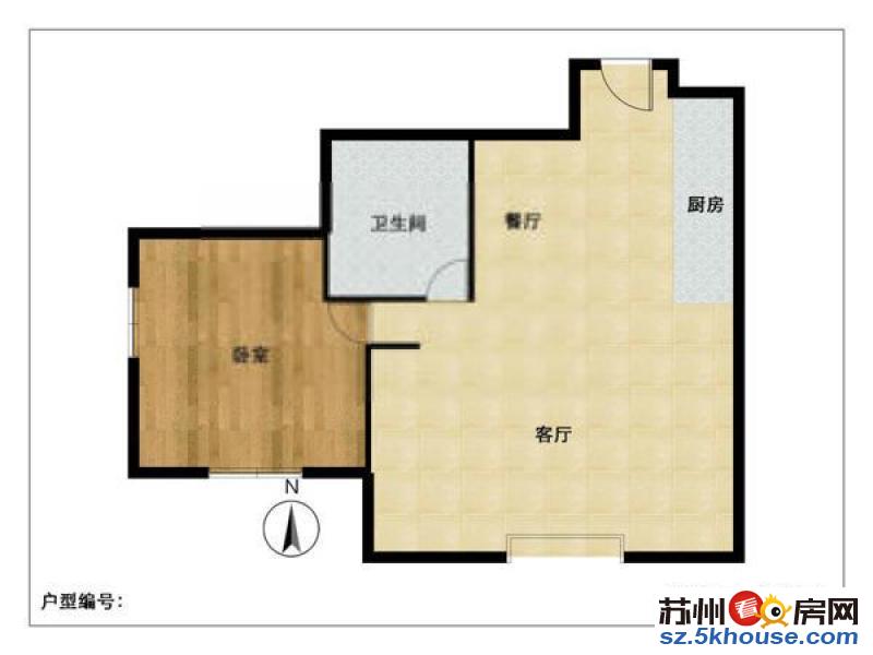 观前街 牧歌KTV 苏州大公园 十梓街 精装1房 有钥匙