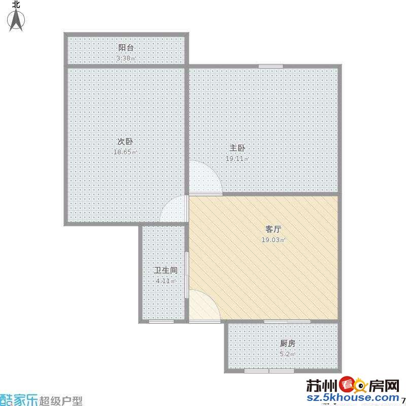 宝带路地铁口 丽丰购物中心 精装一室一厅 拎包入住 新苏国际